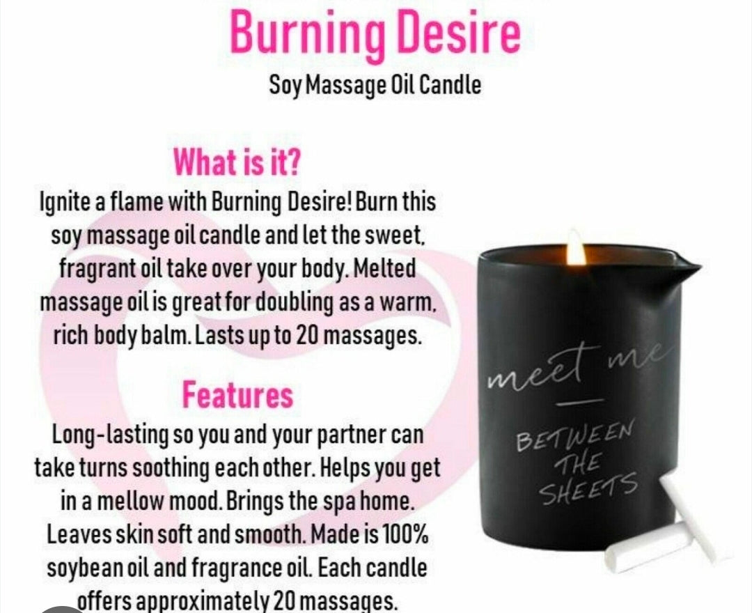 Burning Desire Massage Candle